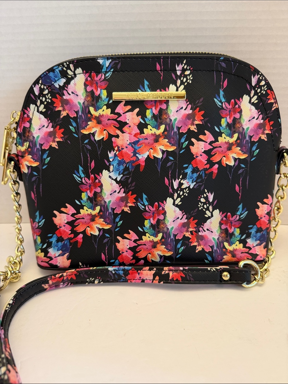 Steve Madden Bmaggie Dome Floral Crossbody Bag NWOT